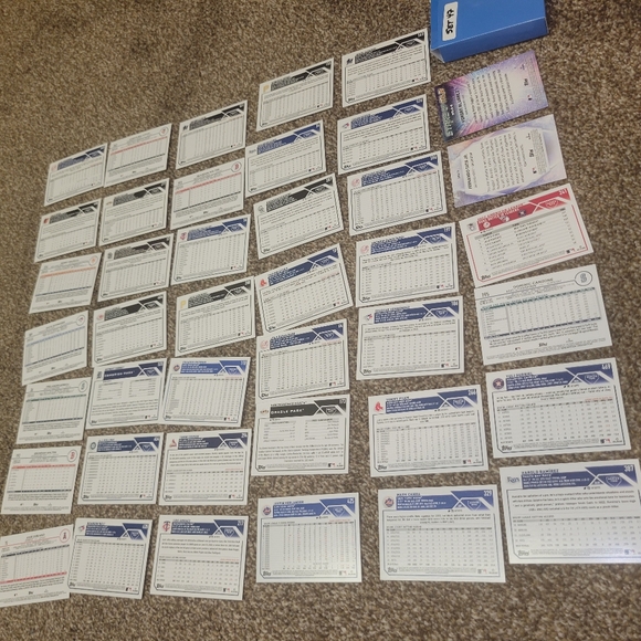 Topps Baseball Trading Card lot of 41 Set #47 - Picture 7 of 11